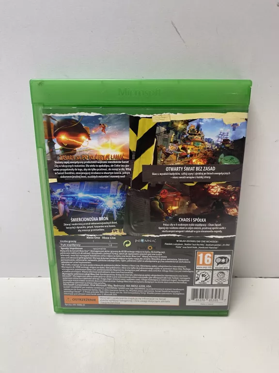 SUNSET OVERDRIVE XBOX ONE