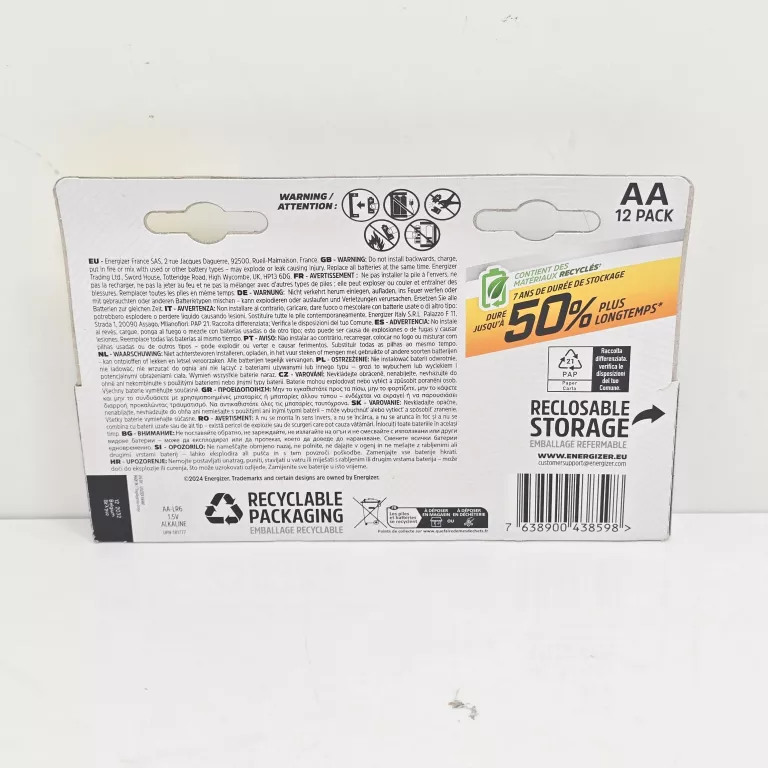 BATERIE ENERGIZER AA 12SZT.