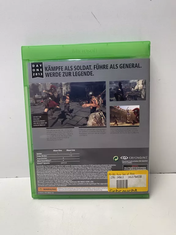RYSE SON OF ROME XBOX ONE