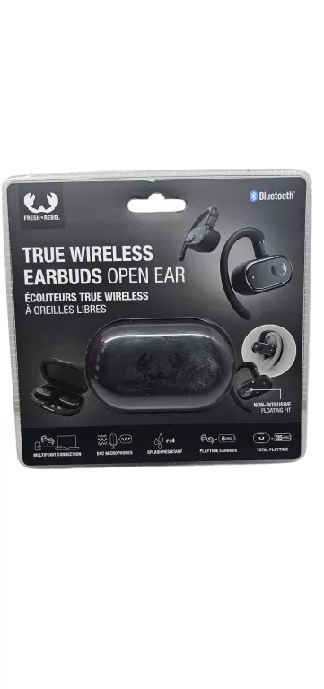 SŁUCHAWKI FRESH N' REBEL OPEN EAR CZARNE