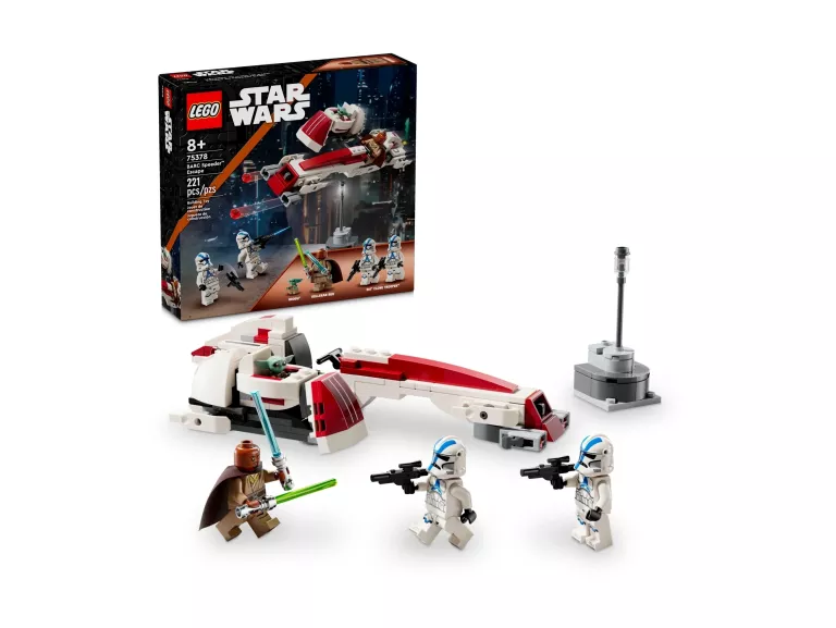 ORYGINALNY ZESTAW KLOCKÓW LEGO 75378 STAR WARS UCIECZKA NA ŚMIGACZU BARC