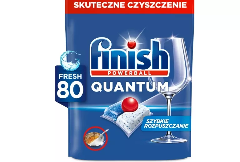 FINISH QUANTUM KAPSUŁKI DO ZMYWARKI ALL-IN-1 80 SZT