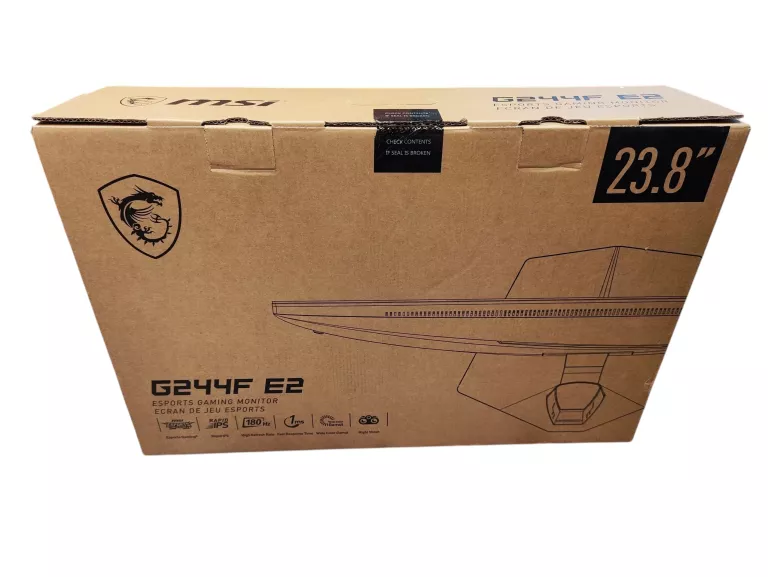 MONITOR GAMINGOWY LED MSI 24 CALE FULL HD RAPID IPS 180HZ