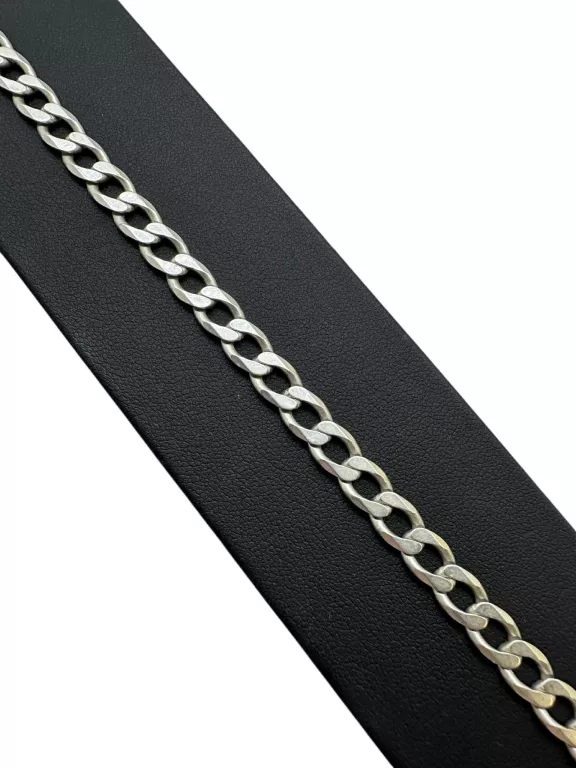 SREBRNY ŁAŃCUSZEK PANCERKA 25,49G 925 50CM CZYTAJ OPIS