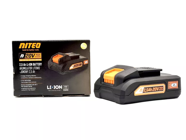AKUMULATOR NITEO 20V 2,5AH BATERIA LI-ION (06/2025)