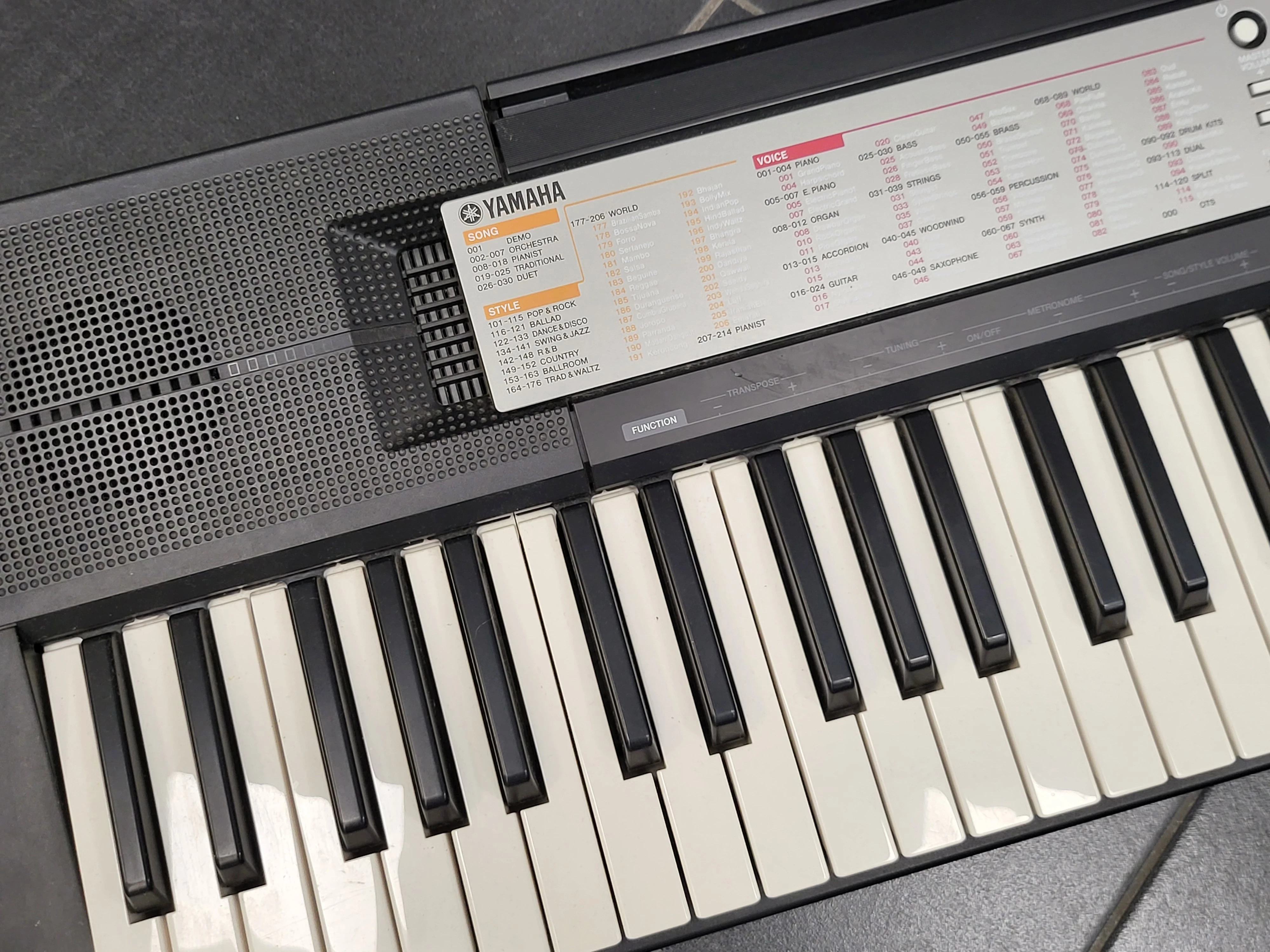 keyboard-yamaha-psr-f50-zasilacz-model-psr-f50