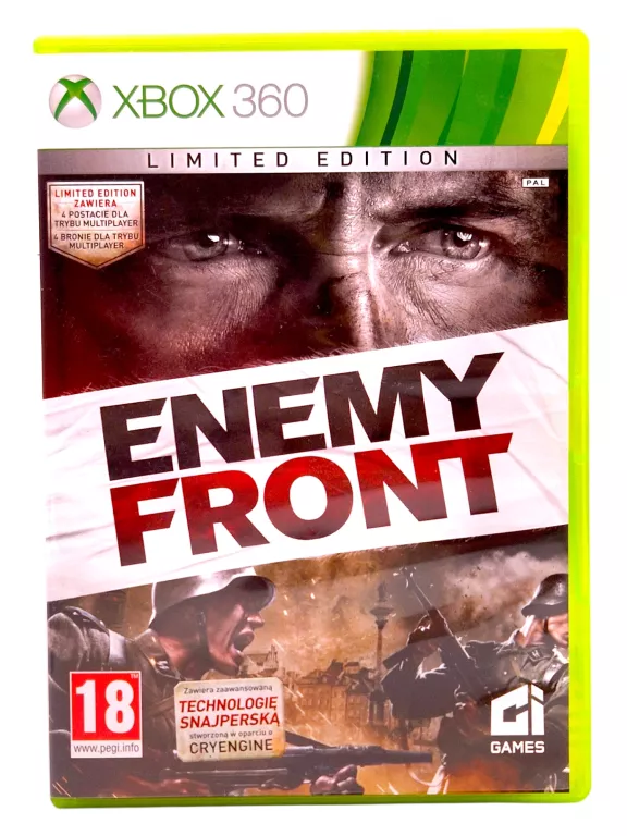GRA XBOX 360 ENEMY FRONT LIMITED EDITION
