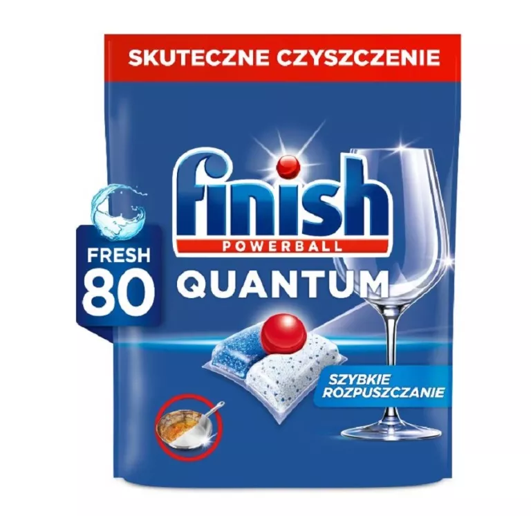 KAPSUŁKI DO ZMYWARKI FINISH POWERBALL QUANTUM 80SZT.