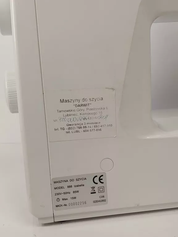 MASZYNA DO SZYCIA ŁUCZNIK 888 IZABELLA II MAS0004