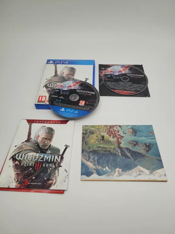 WIEDŹMIN 3: DZIKI GON GRA PS4 (KOMPATYBILNA Z PS5)