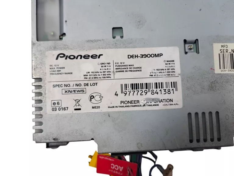APLINA DEH-3900MP + KOSTKA