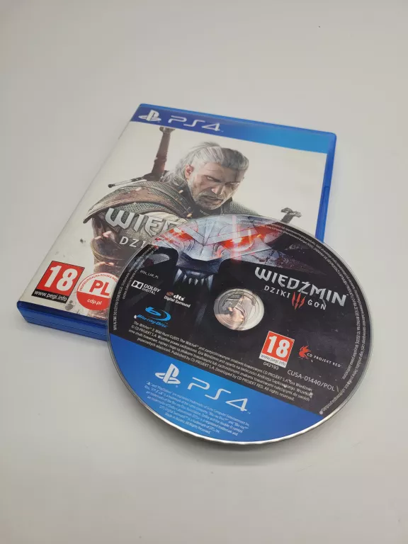 WIEDŹMIN 3: DZIKI GON GRA PS4 (KOMPATYBILNA Z PS5)