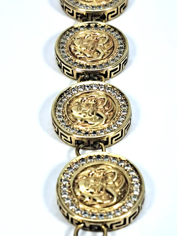 PIĘKNA BRANSOLETKA VERSACE ZŁOTA PR.333 26,95G