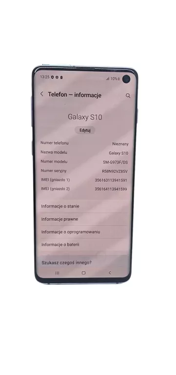TELEFON SAMSUNG GALAXY S10 4GB / 128GB