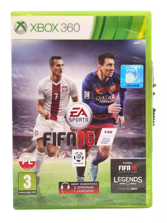 GRA XBOX 360 FIFA 16 DUBBING PL