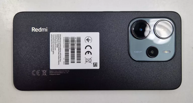 XIAOMI REDMI NOTE 14 8/256 GB CZARNY