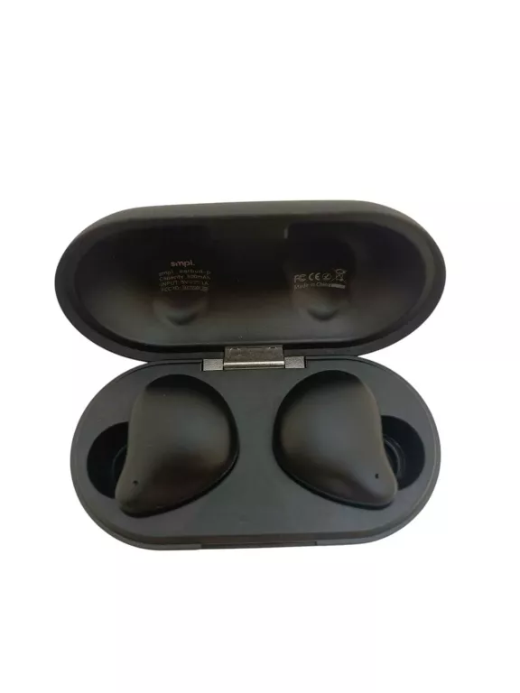 BEZPRZEWODOWE SŁUCHAWKI BLUETOOTH 5.0 CZARNE SMPL