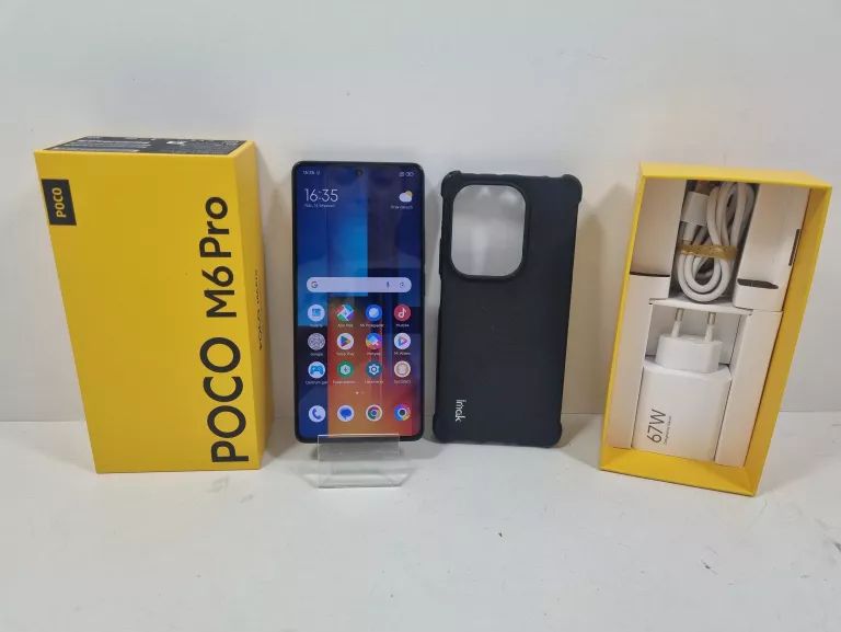 SMARTFON POCO M6 PRO 12 GB / 512 GB 4G (LTE) CZARNY KPL PUD