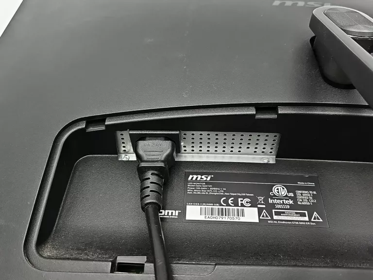 MONITOR MSI OPTIX G241VC, KABEL ZASILAJĄCY