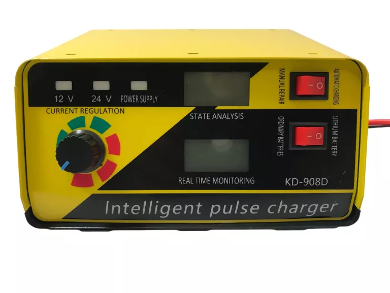 PROSTOWNIK SAMOCHODOWY AUTOMATYCZNY Z FUNKCJĄ NAPRAWY 12V 24V MIKROPROCESO
