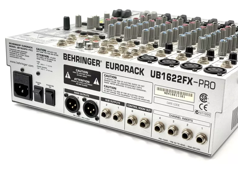 MIKSER BEHRINGER EURORACK UB1622FX-PRO
