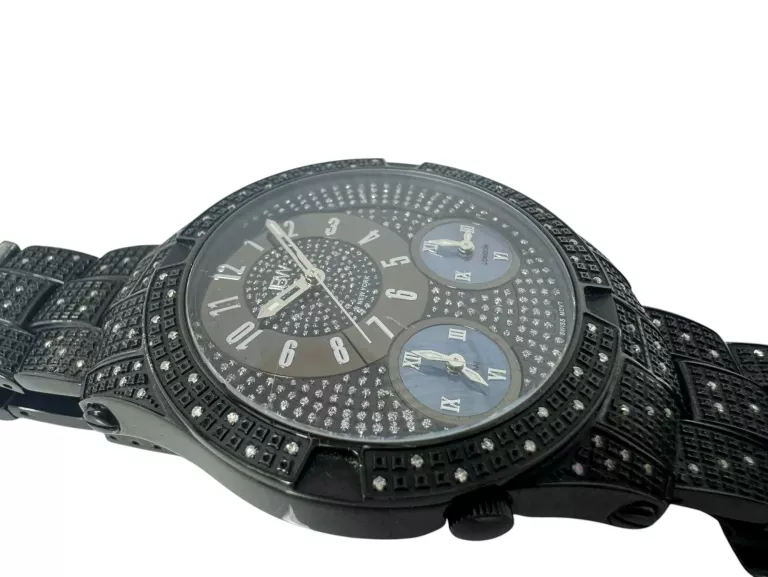 ZEGAREK JBW WATCH MENS DIAMOND TIMEPIECES BLACK J6348D