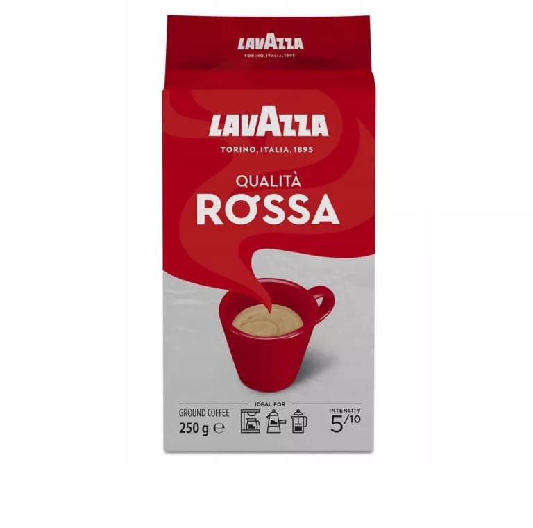 LAVAZZA QUALITA ROSSA 250G KAWA MIELONA