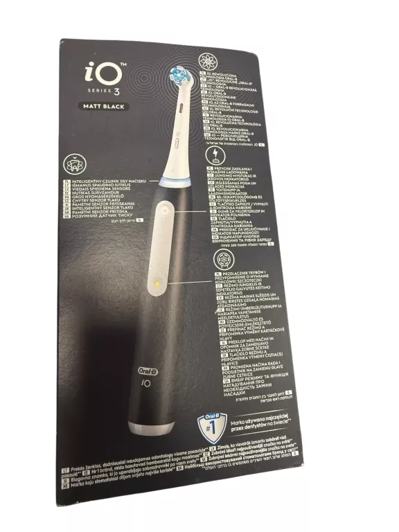 ORAL-B IO 3 BLACK SZCZOTECZKA ELEKTRYCZNA