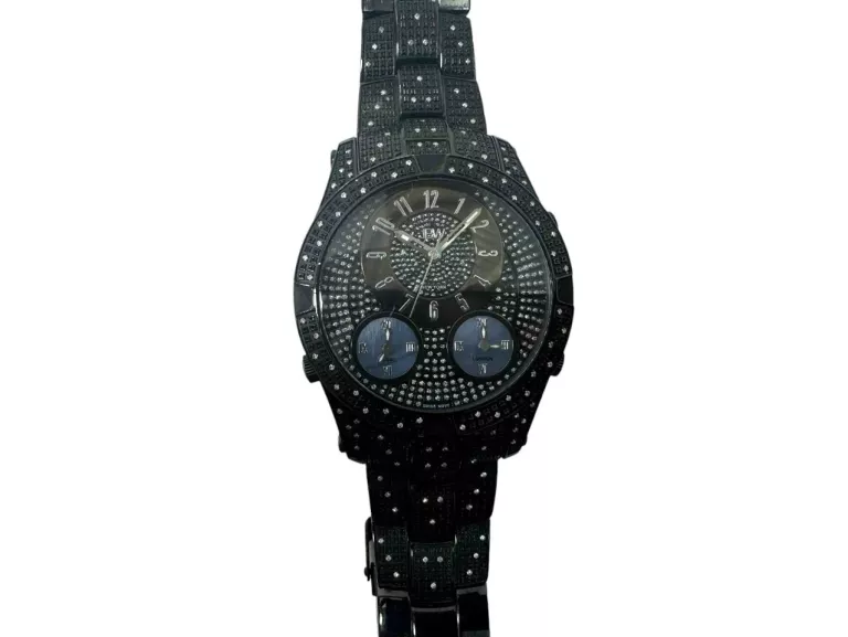 ZEGAREK JBW WATCH MENS DIAMOND TIMEPIECES BLACK J6348D