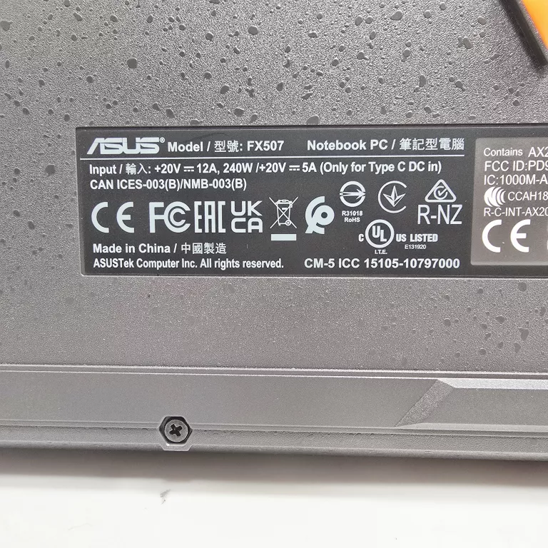 ASUS TUF GAMING F15 FX507 I7-13620H 16GB 1TB SSD W11