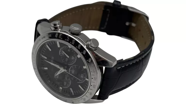 GUESS ZEGAREK MĘSKI W12004G1 CZARNY PASEK