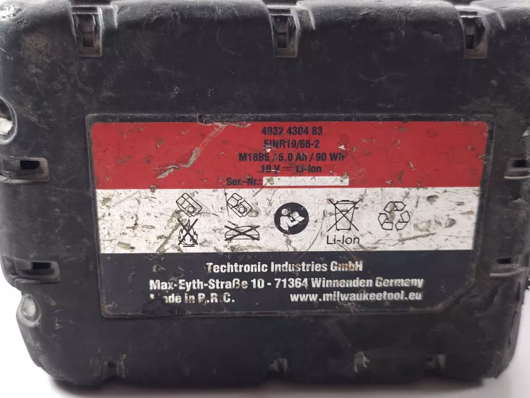 MILWAUKEE PIŁA SZABLASTA LISICA 18V AKUMULATOROWA M18CSX | 2 BATERIE