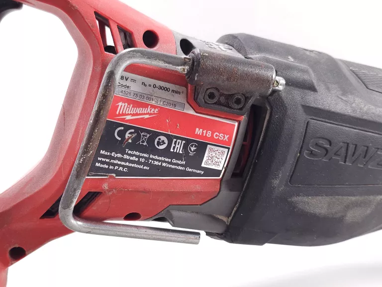 MILWAUKEE PIŁA SZABLASTA LISICA 18V AKUMULATOROWA M18CSX | 2 BATERIE