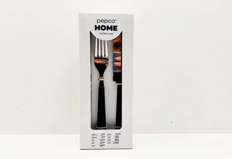 ZESTAW SZTUĆCÓW PEPCO HOME 24 SZT CZARNE