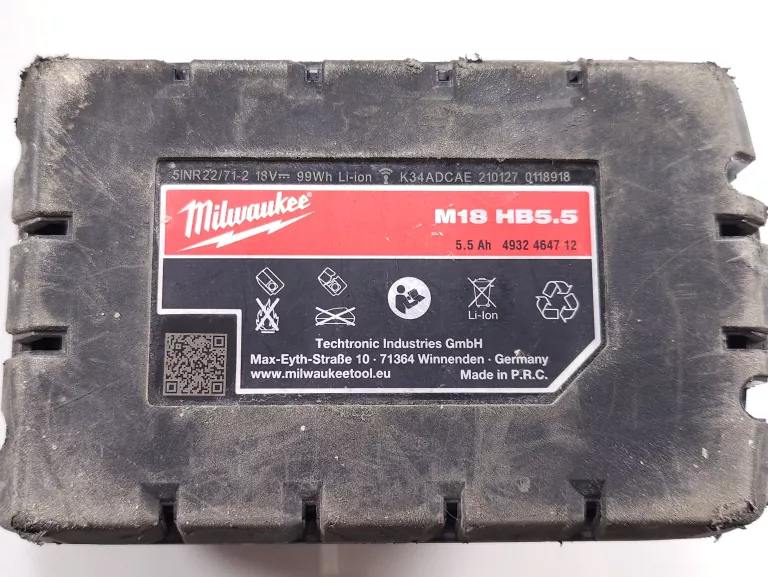 MILWAUKEE PIŁA SZABLASTA LISICA 18V AKUMULATOROWA M18CSX | 2 BATERIE