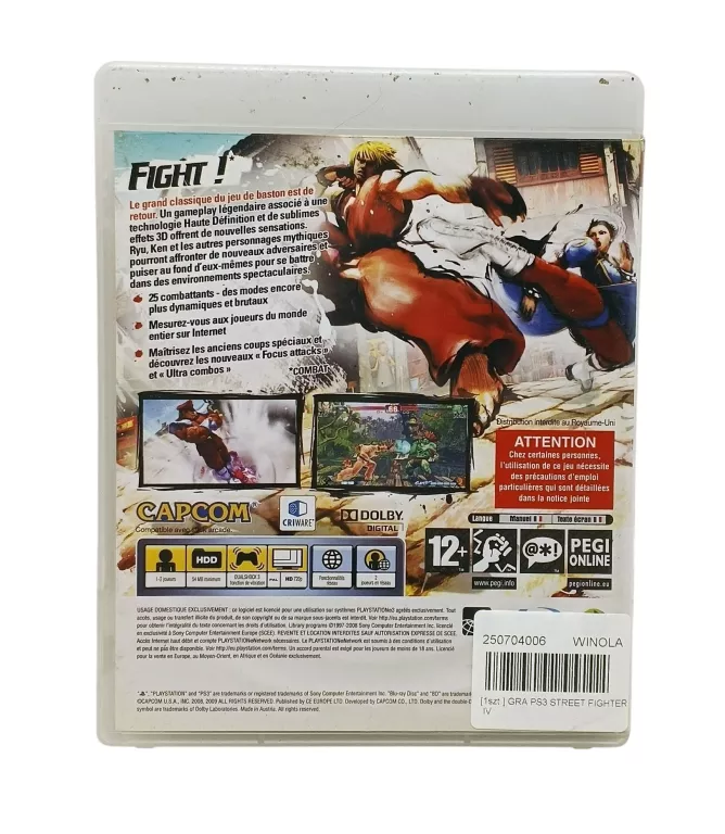 GRA PS3 STREET FIGHTER IV