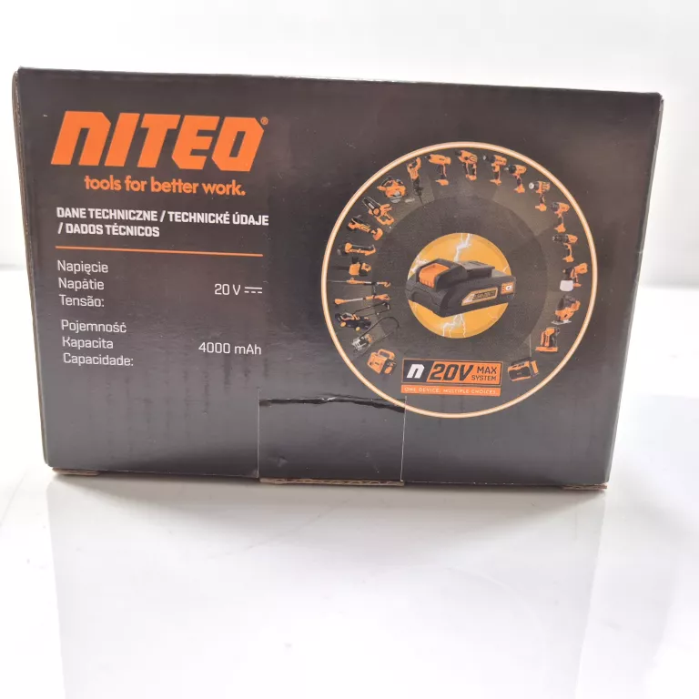 AKUMULATOR LITOWO-JONOWY 4.0AH NITEO N20V MAX SYSTEM