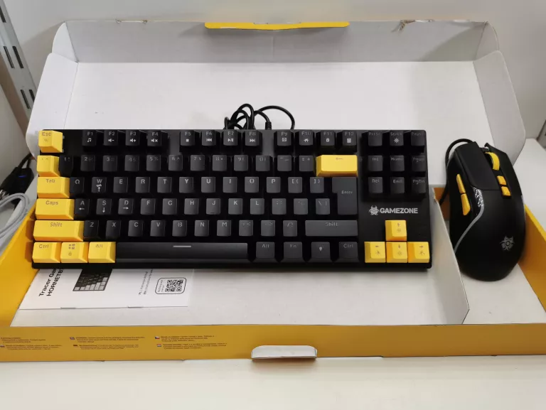 KLAWIATURA I MYSZ KOMPUTEROWA TRACER GAMEZONE HORNET87 USB