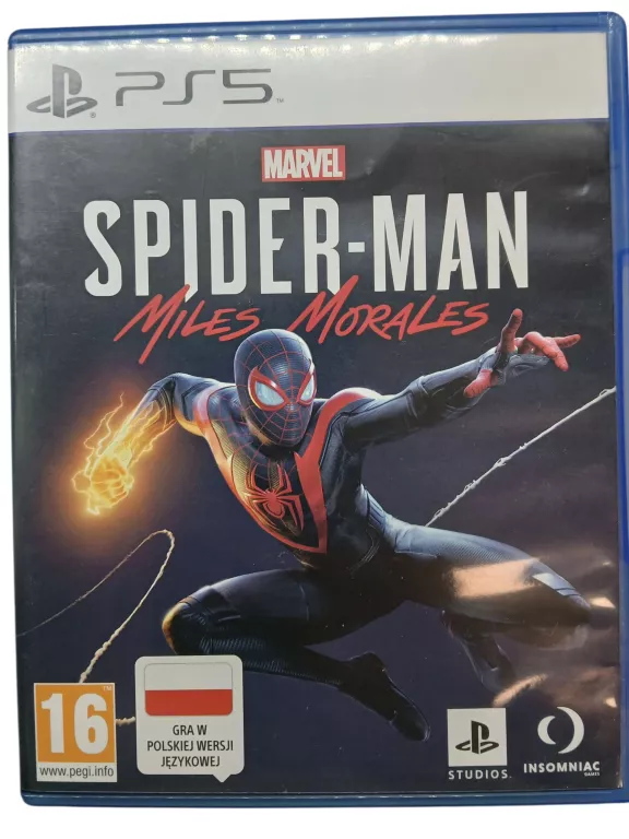 GRA NA PS5 SPIDER MAN MILES MORALES