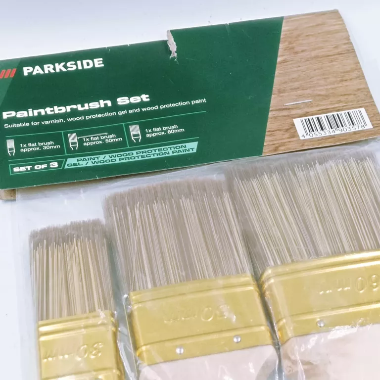 ZESTAW 3 PĘDZLI PARKSIDE