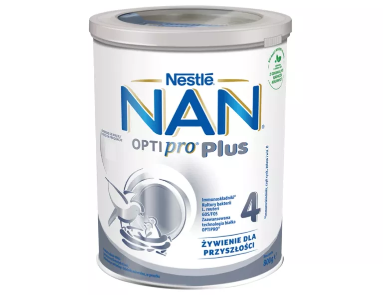 MLEKO MODYFIKOWANE NAN OPTIPRO PLUS 4 DLA DZIECI PO 2. ROKU 800 G