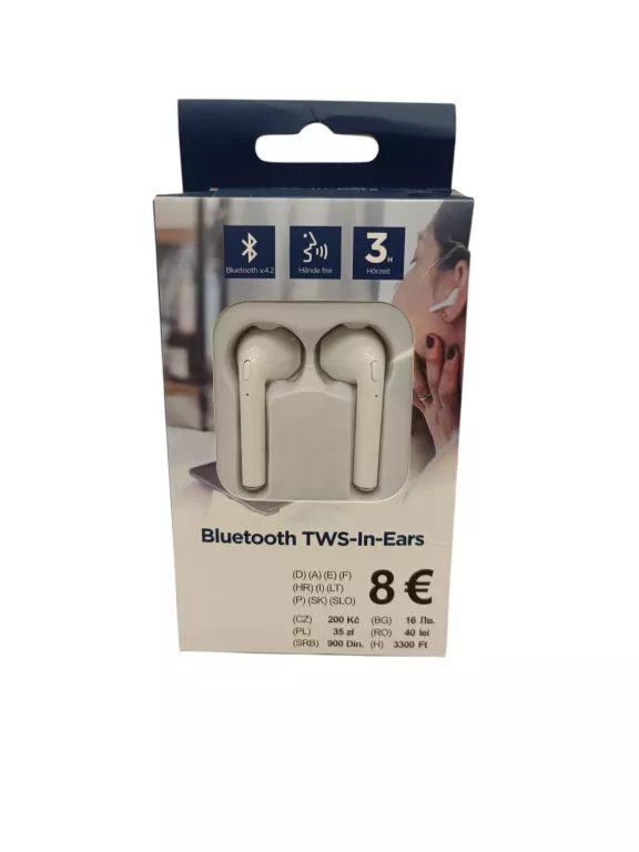 SŁUCHAWKI TWS BIAŁE