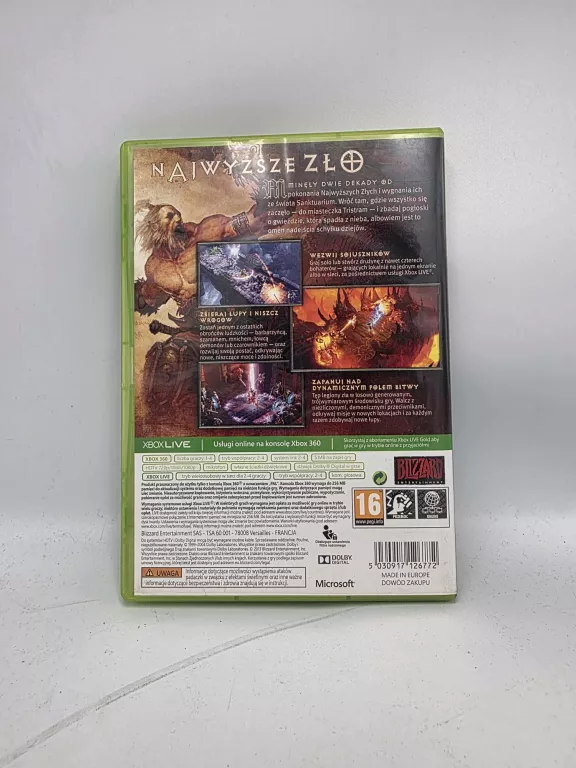 GRA NA XBOX 360 DIABLO 3