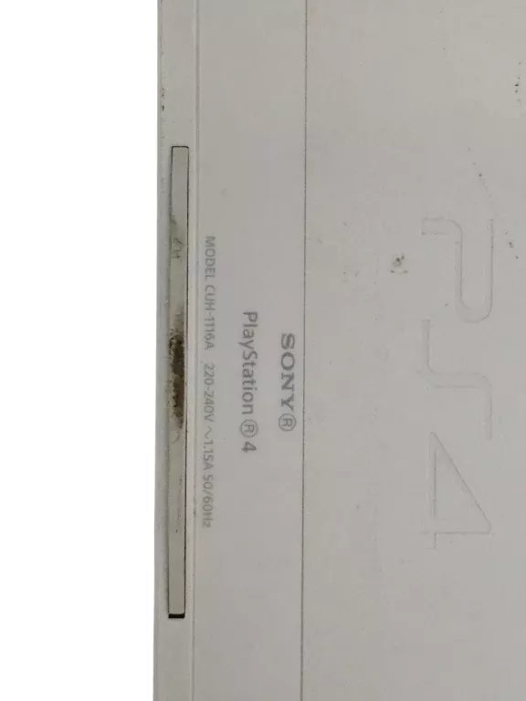 KONSOLA PS4 CUH-1116A 500GB BIAŁA 2 PADY OKABLOWANIE + 4 GRY