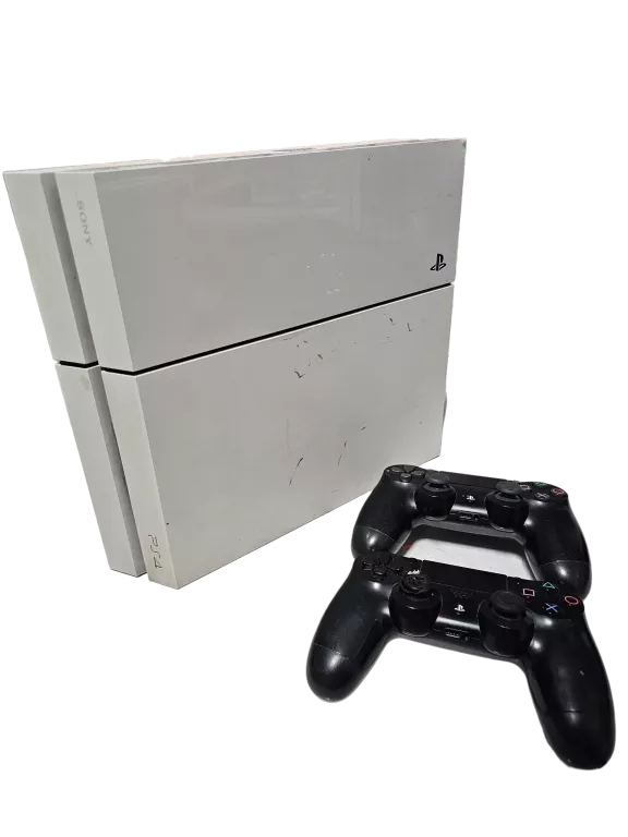 KONSOLA PS4 CUH-1116A 500GB BIAŁA 2 PADY OKABLOWANIE + 4 GRY