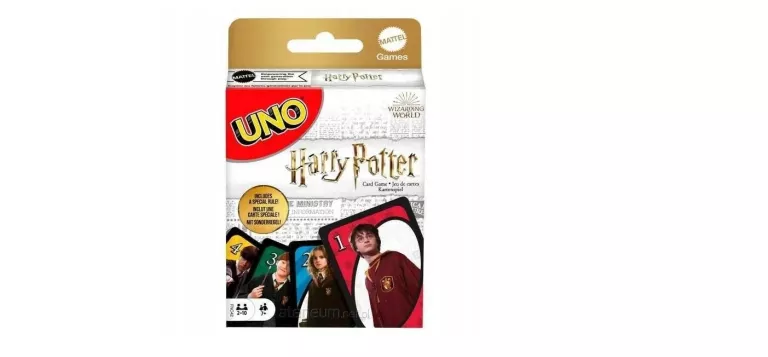 MATTEL GRA KARCIANA KARCIANKA RODZINNA TOWARZYSKA UNO HARRY POTTER 7+