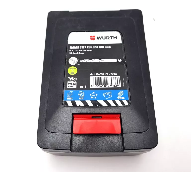 ZESTWA WIERTEŁ WURTH SMART STEP EU + HSS DIN 338