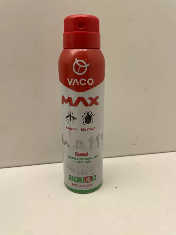 VACO MAX SPRAY NA KOMARY, KLESZCZE I MESZKI DEET 30%, 100 ML