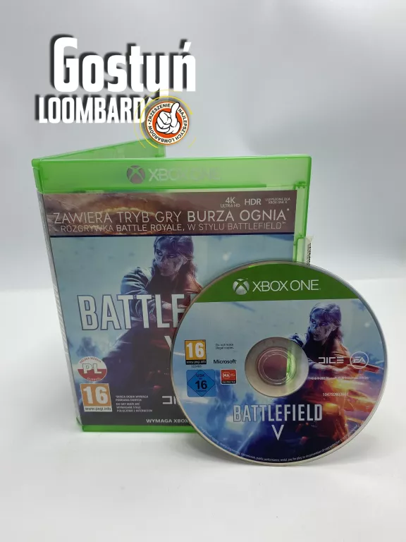 BATTLEFIELD V XBOX ONE PUDEŁKOWA