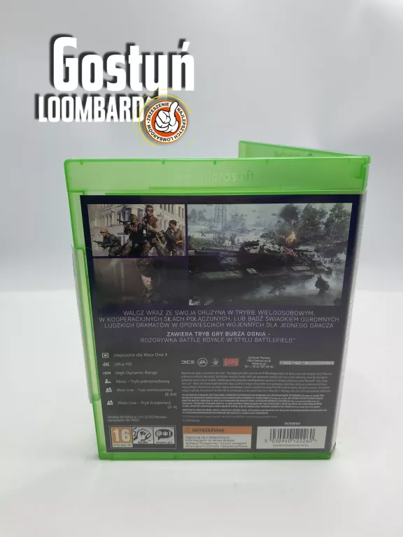 BATTLEFIELD V XBOX ONE PUDEŁKOWA